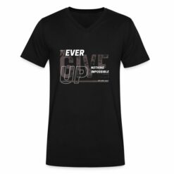 never-give-up nothing impossible v-neck t-shirt