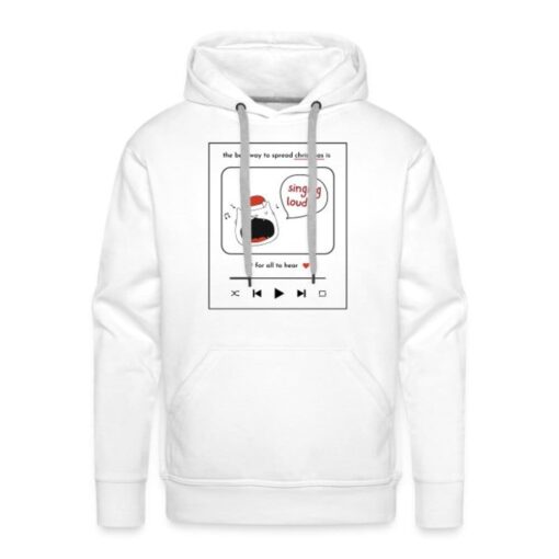 The Best Way To Spread Christmas Is Solid Hoodie