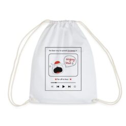 The Best Way To Spread Christmas Is Drawstring Bag