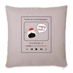 The Best Way To Spread Christmas Is Sofa Pillowcase with filling 45cm x 45cm