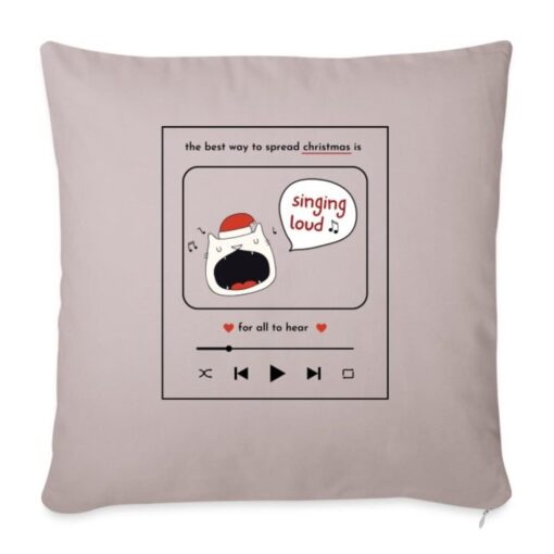 The Best Way To Spread Christmas Is Sofa Pillowcase with filling 45cm x 45cm