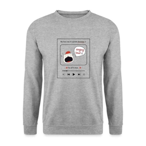 The Best Way To Spread Christmas Is Solid Sweater