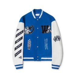 Off-White Buttoned Long-Sleeved Jacket
