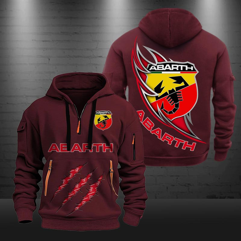 Abarth DMHT0418 Zip Hoodie Multicolor
