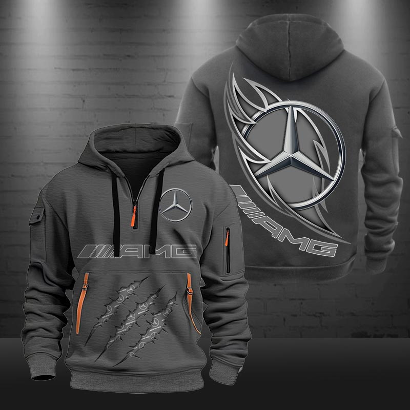 AMG DMHT0420 Zip Hoodie Multicolor