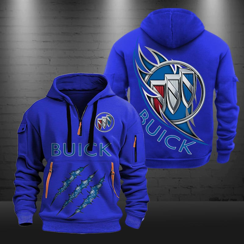 Buick DMHT0427 Zip Hoodie Multicolor