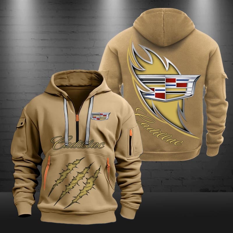 Cadillac DMHT0428 Zip Hoodie Multicolor
