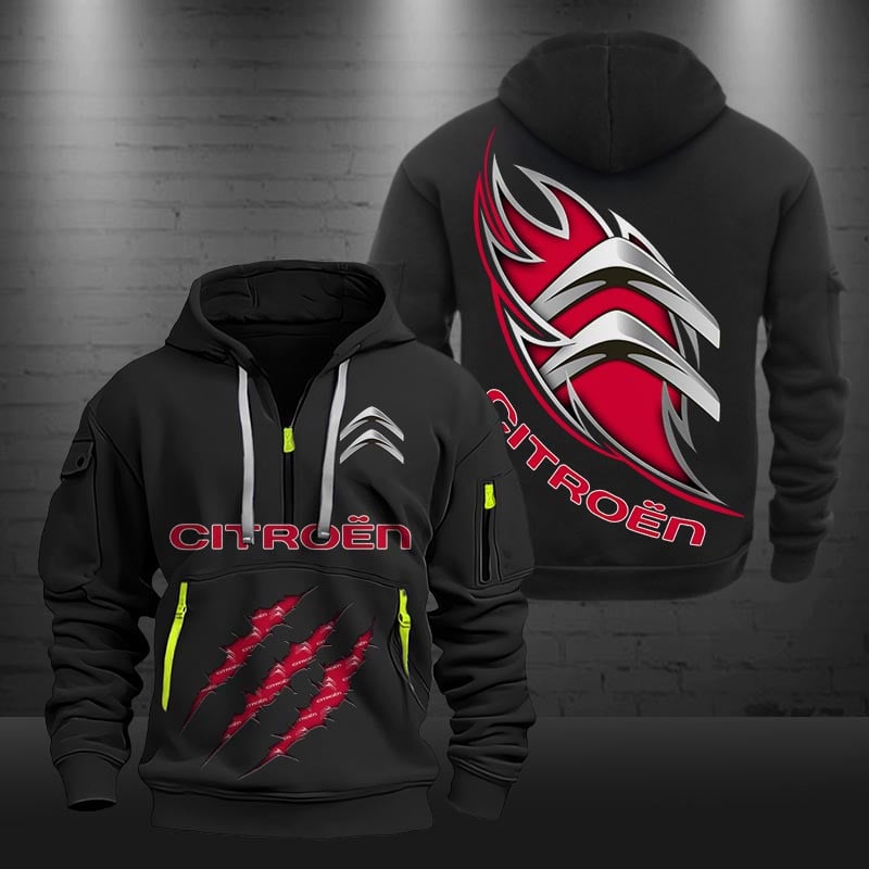 Citroen DMHT0433 Zip Hoodie Multicolor