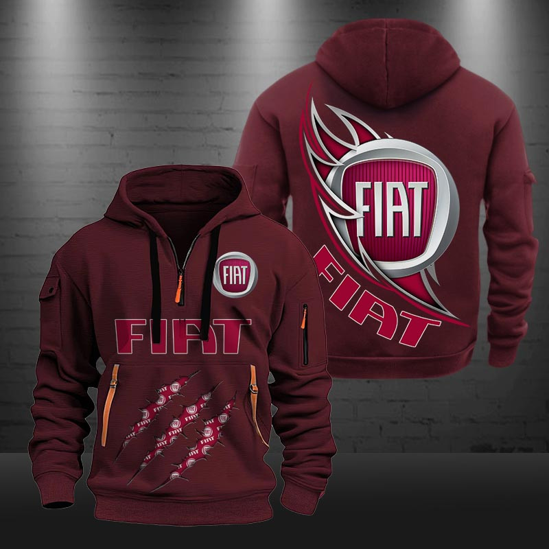 Fiat DMHT0439 Zip Hoodie Multicolor