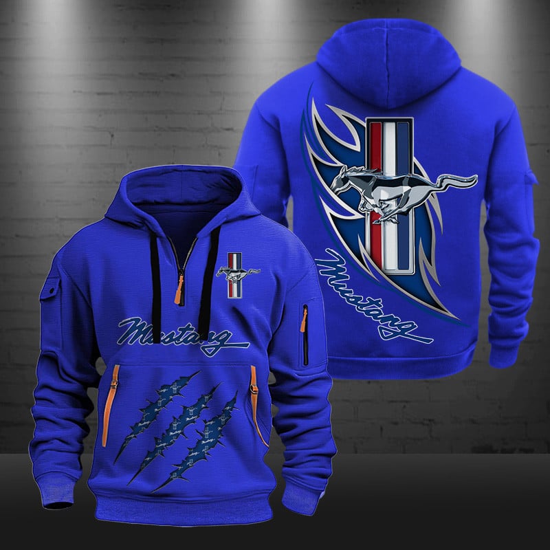 Ford-Mustang DMHT0442 Zip Hoodie Multicolor