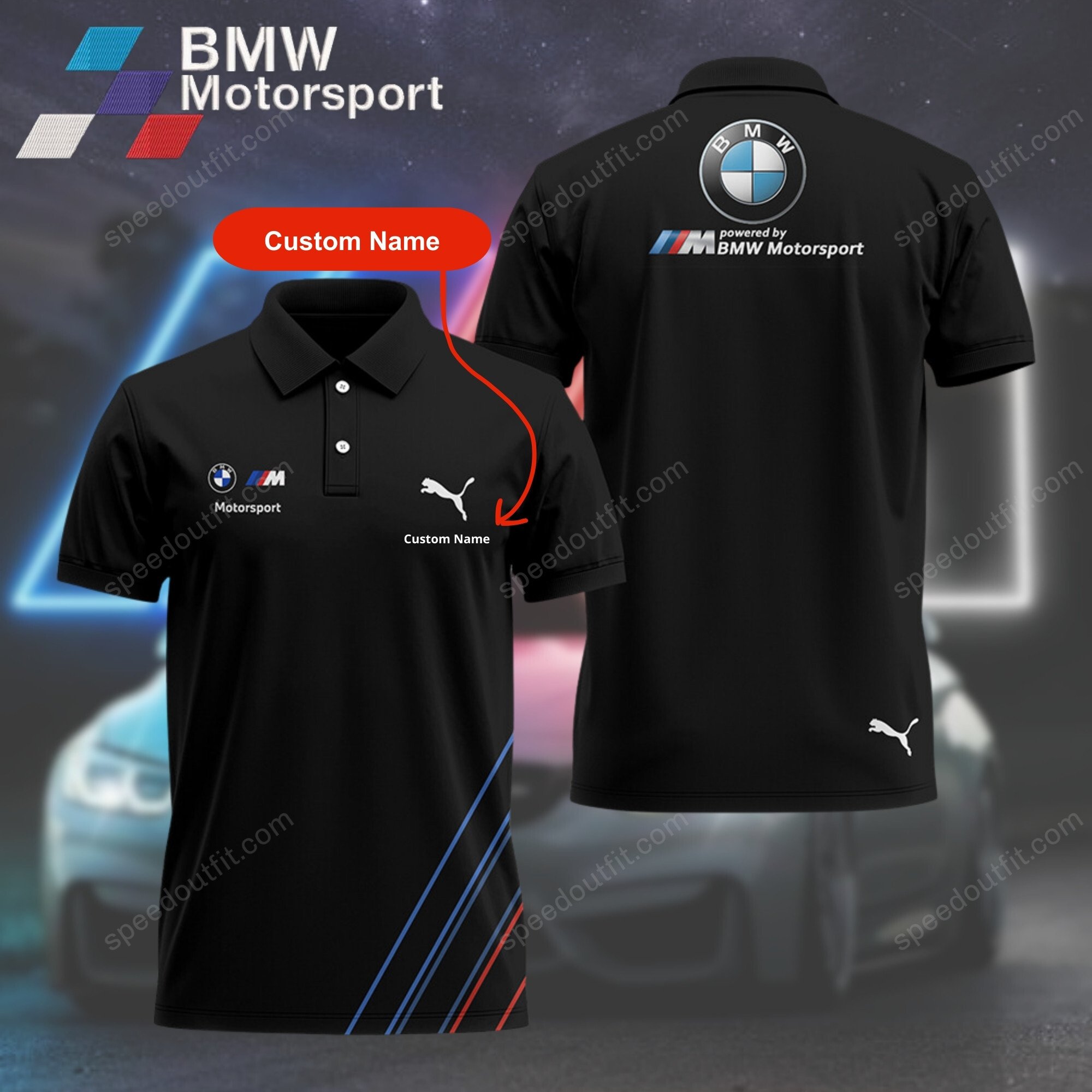 High Quality Customize Printed Men Polo Shirt BMW-030721