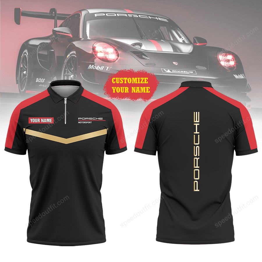 High Quality CUSTOMIZE Printed Men's ZIP Polo Shirt PORS-ZPO-1207163