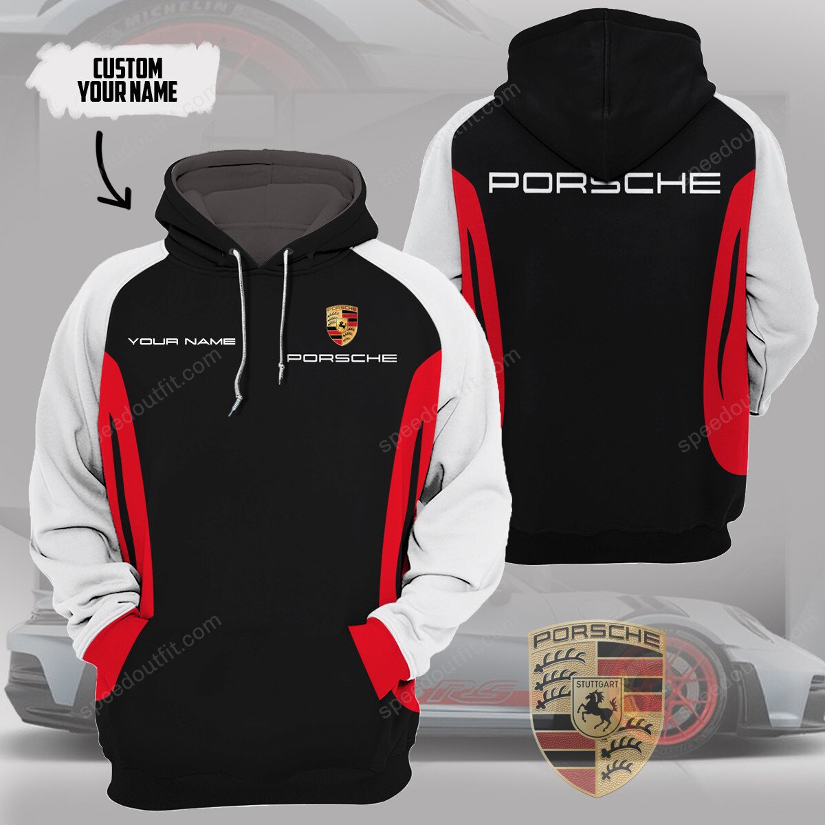 High Quality Customized Printed Men 3D Hoodie PORS-AF-080711007