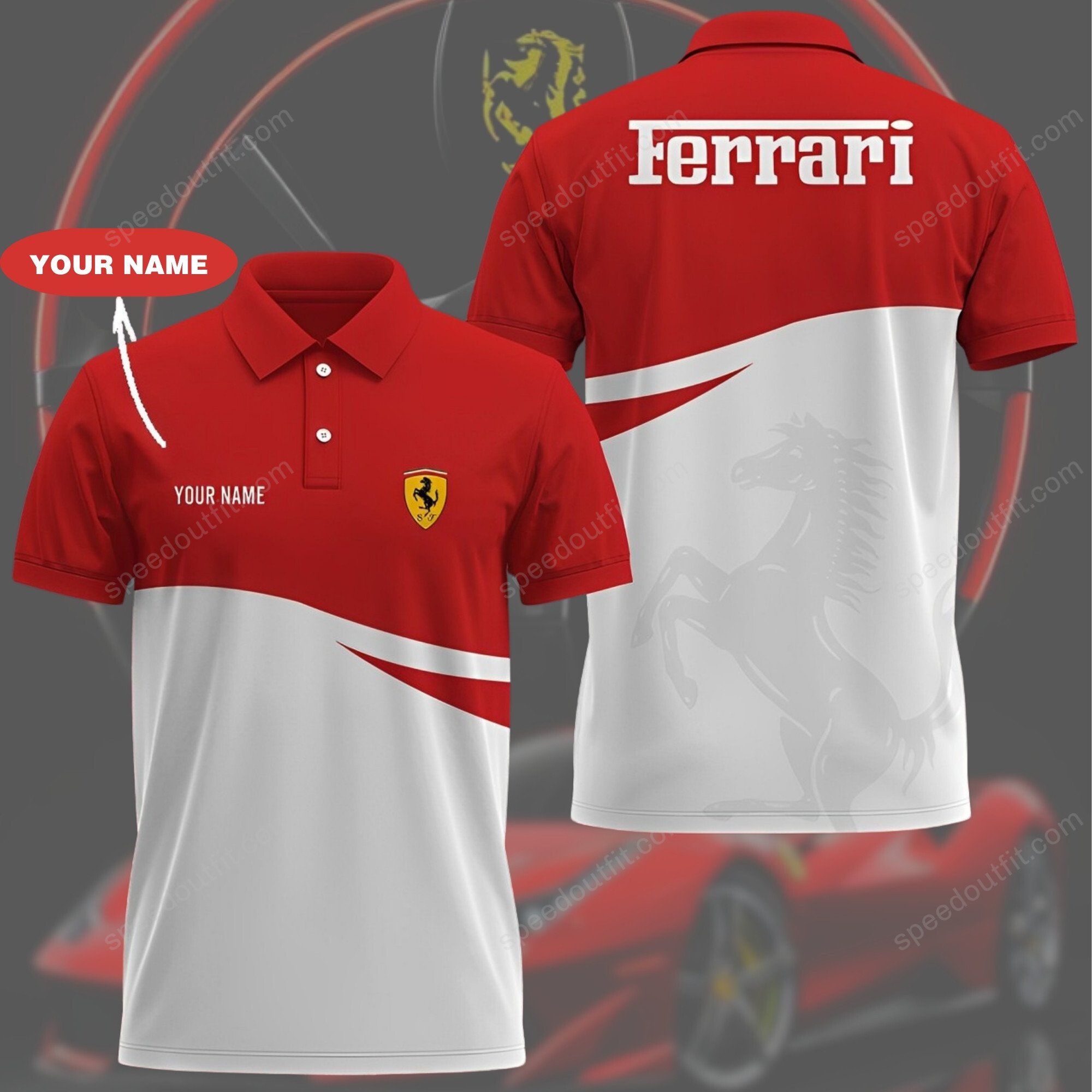 High Quality Printed Customize Men Polo Shirt FER-PO-901730