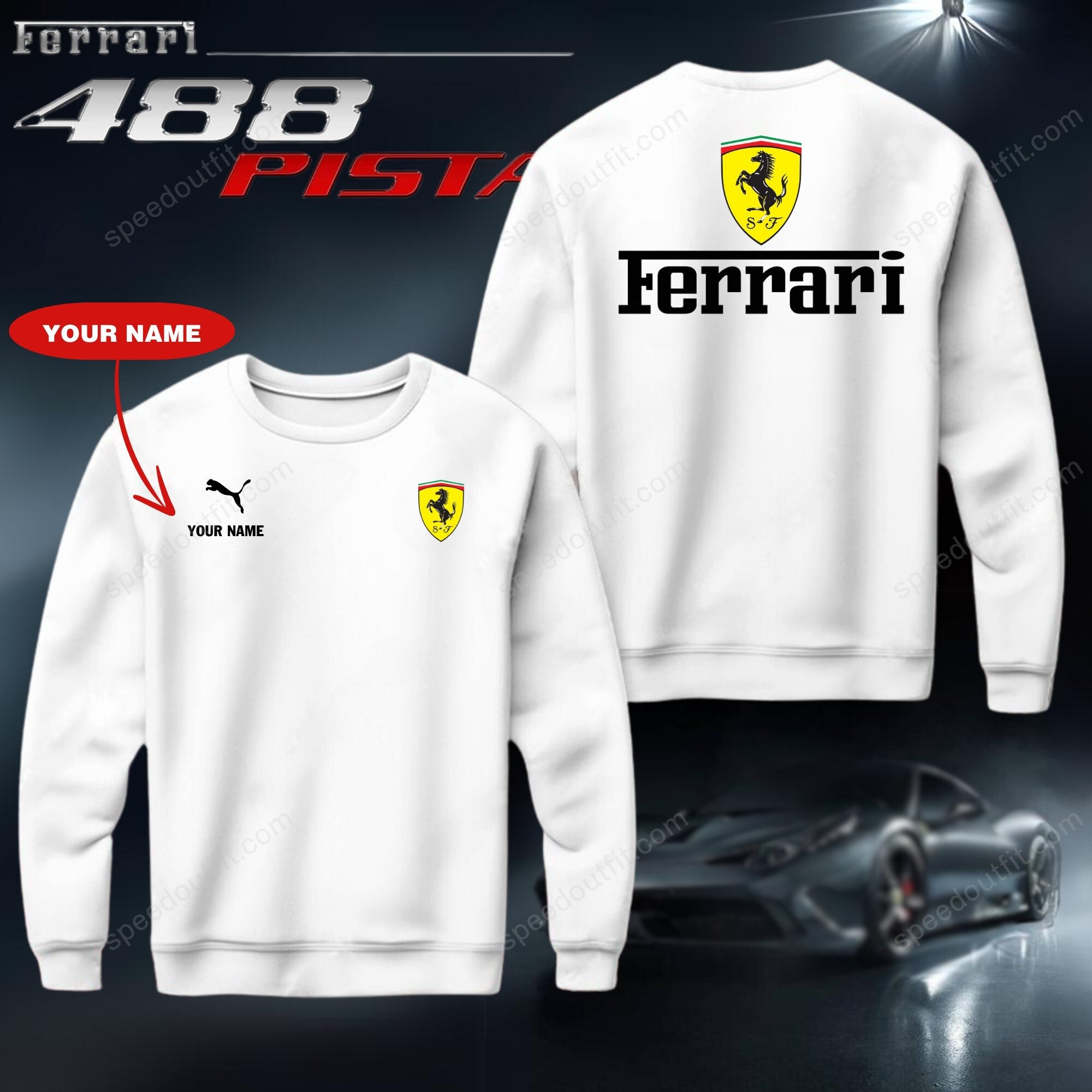 High Quality Printed Customize Men Sweatshirt FER-WY-0190393