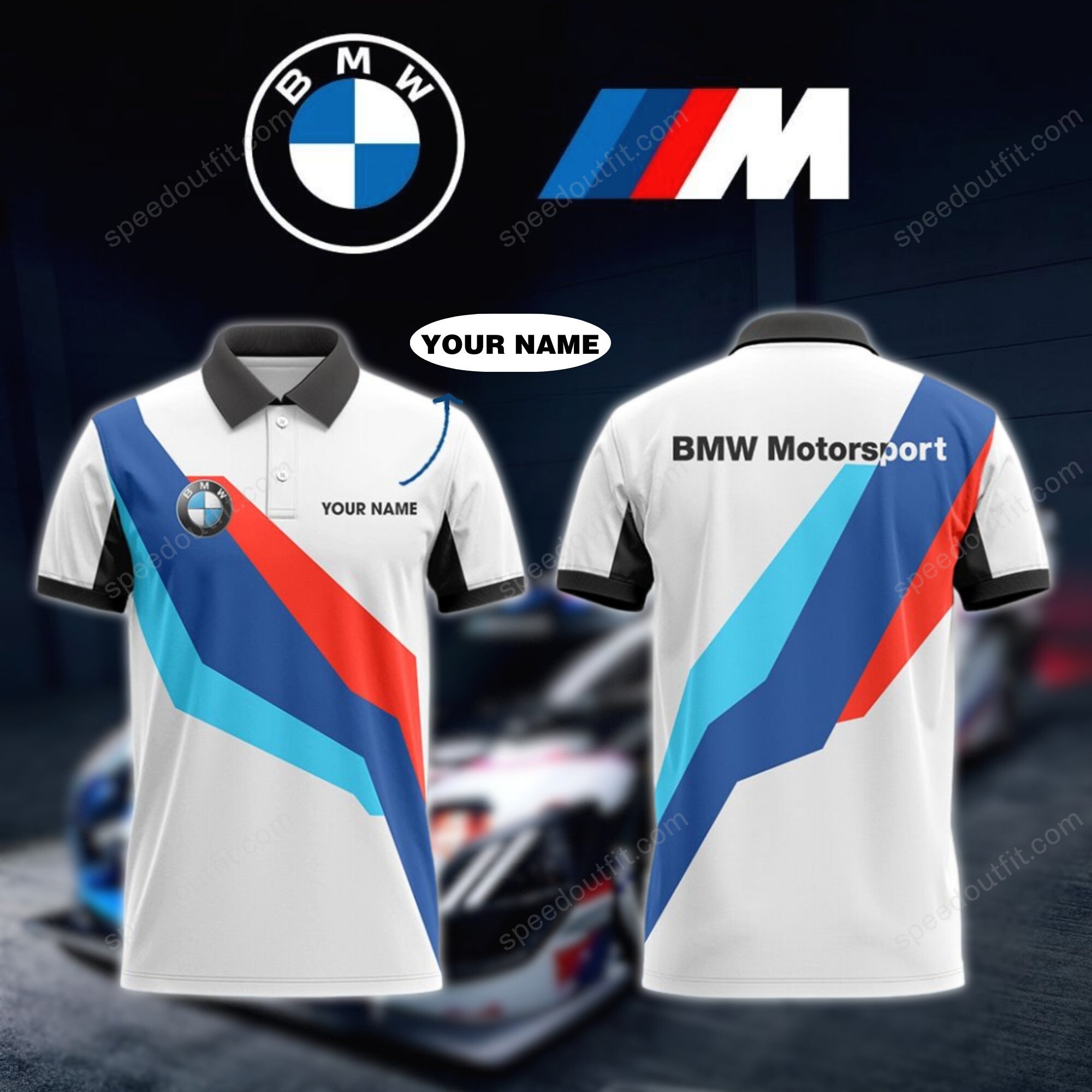 High Quality Printed Customize Men's Polo Shirt BMW-PO-1207185