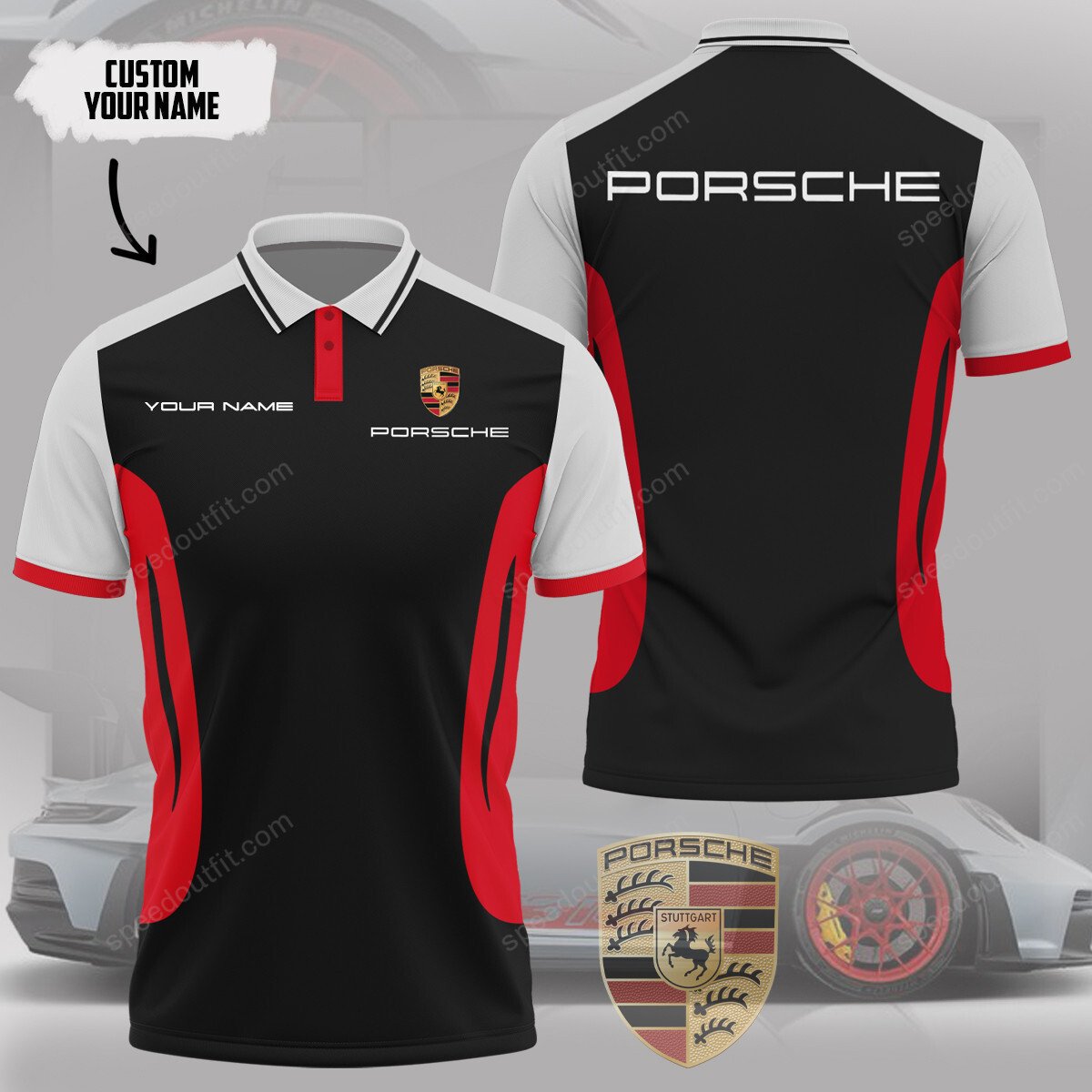 High Quality Printed Customized Men Polo Shirt PORS-PO-917001