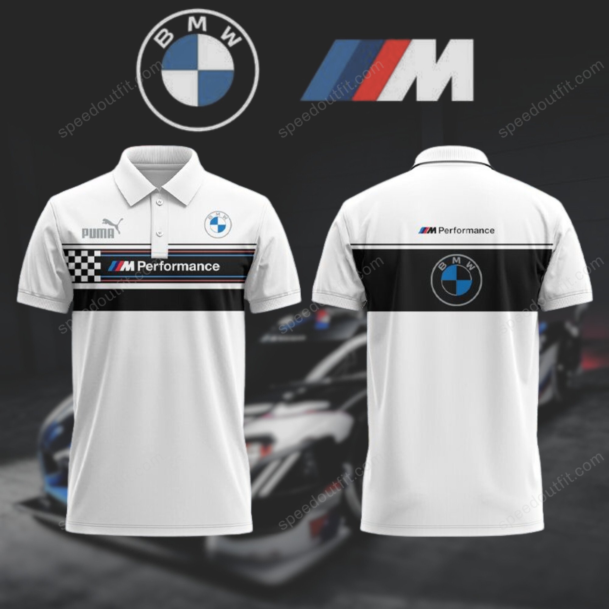 High Quality Printed Men Polo Shirt BMW-030709