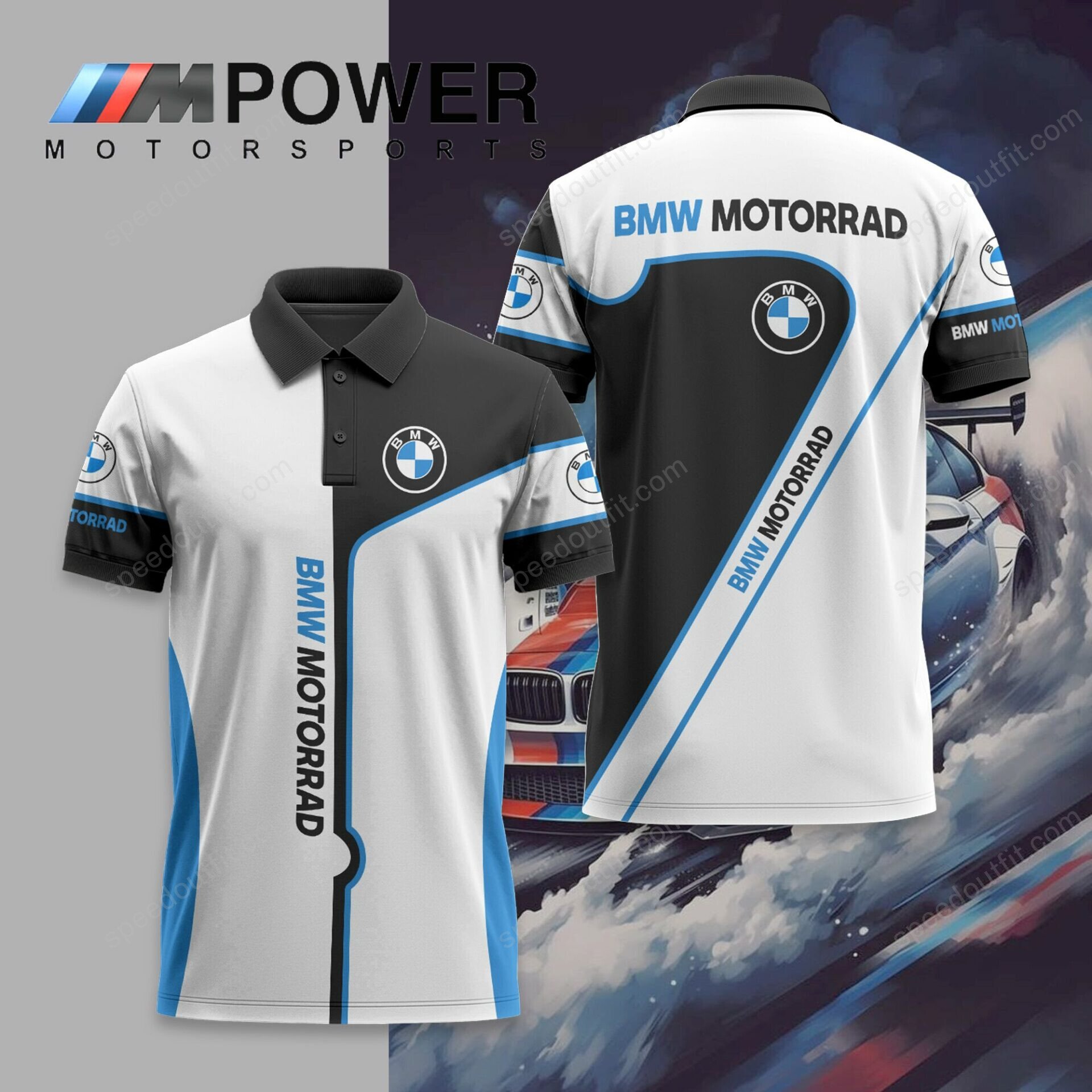 High Quality Printed Men Polo Shirt BMW-030713