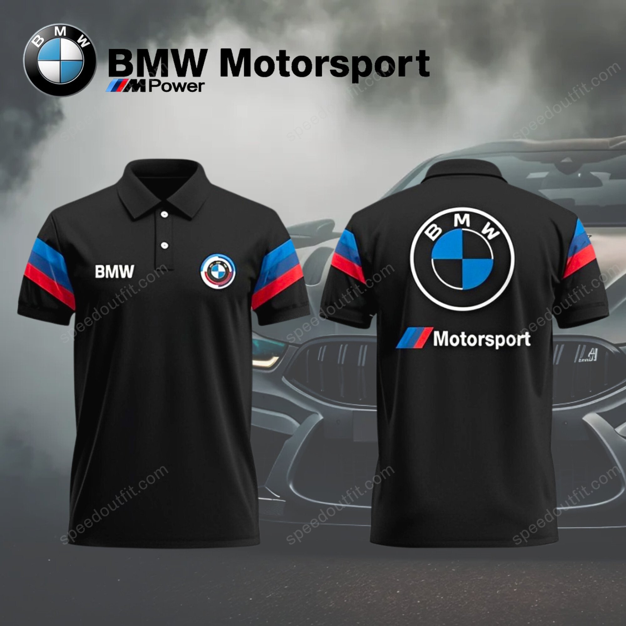 High Quality Printed Men Polo Shirt BMW-030719