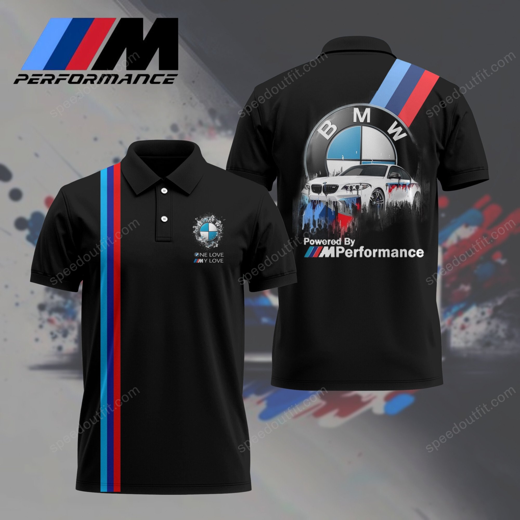 High Quality Printed Men Polo Shirt BMW-030724
