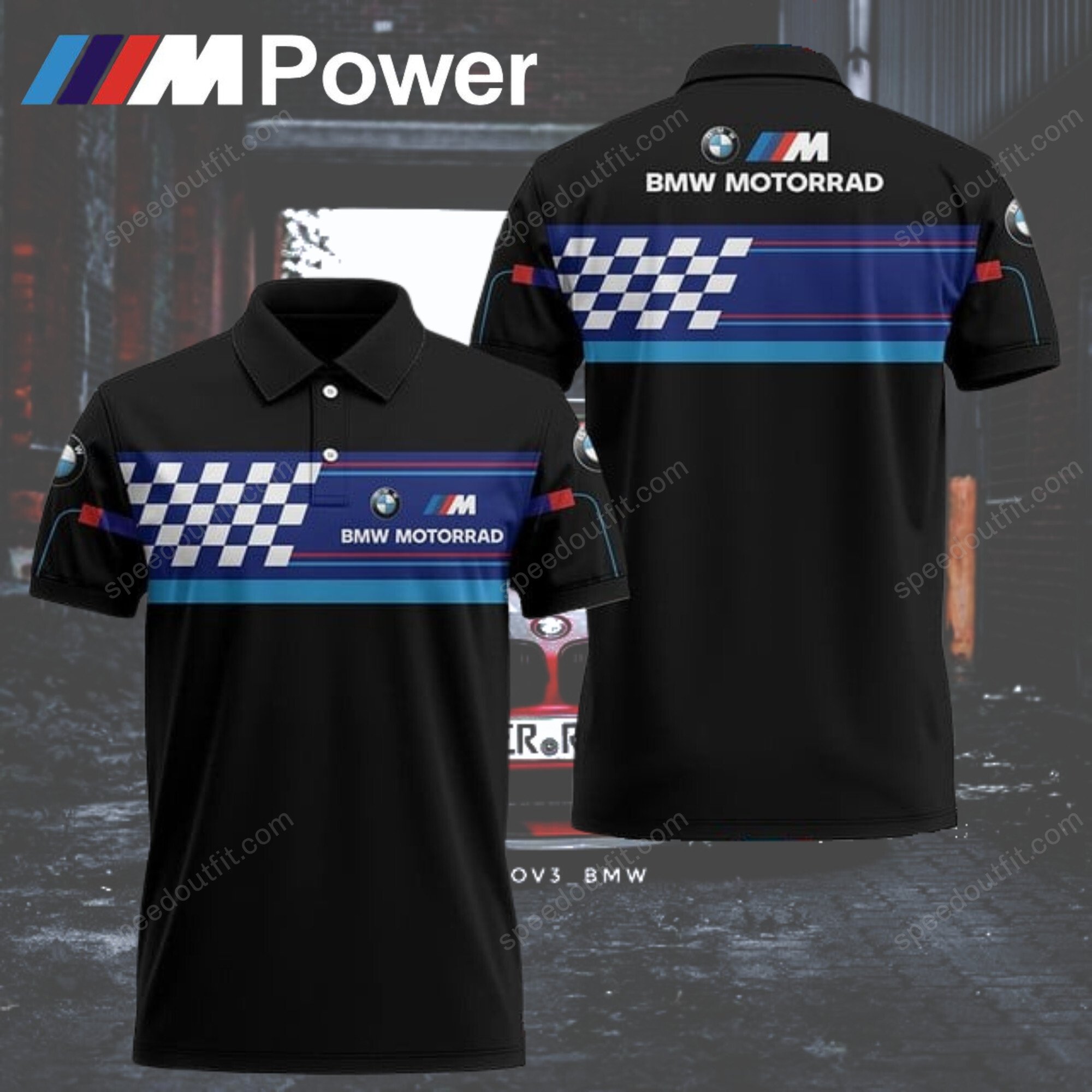 High Quality Printed Men Polo Shirt BMW-030729