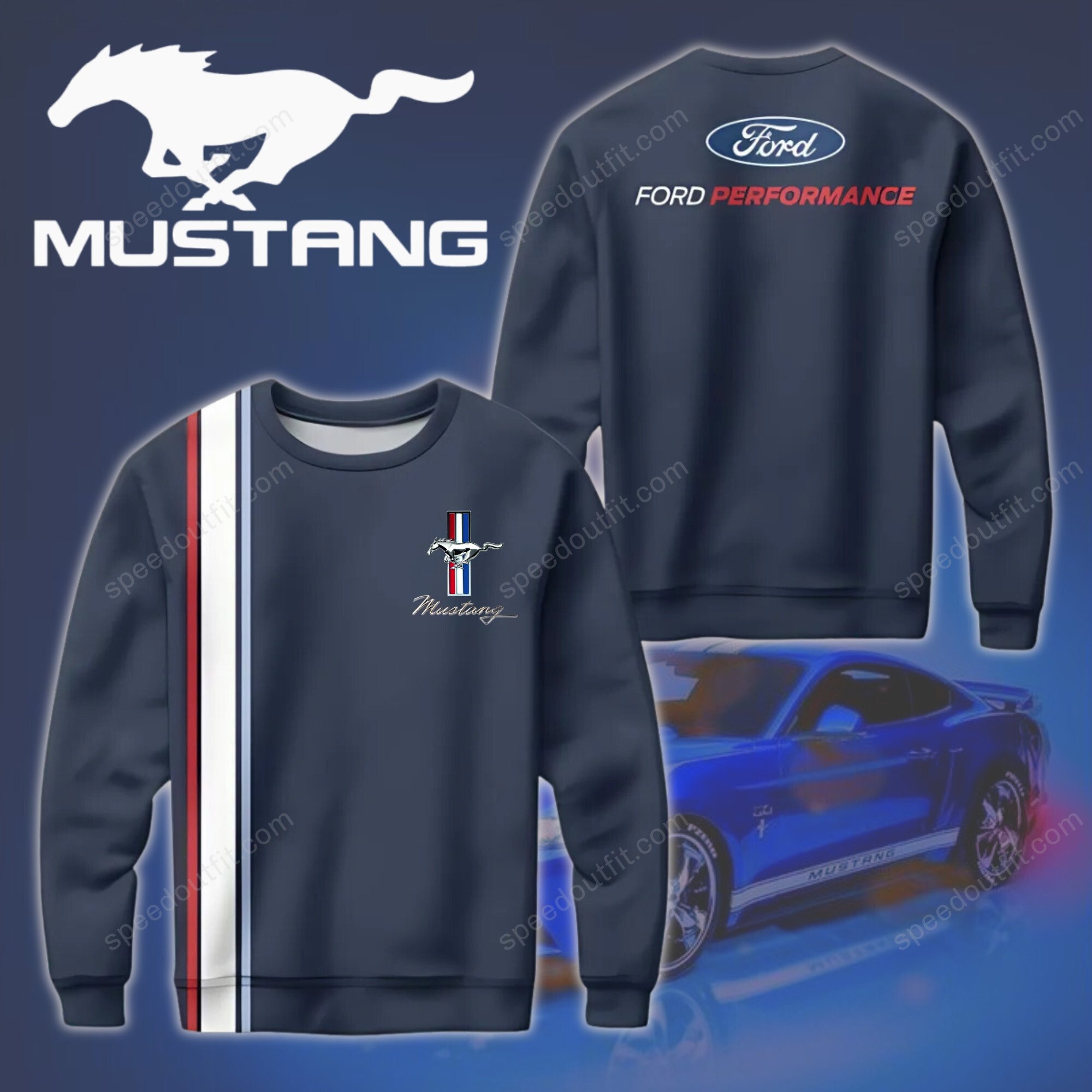 High Quality Printed Men Sweatshirt FORD-WY-0190368
