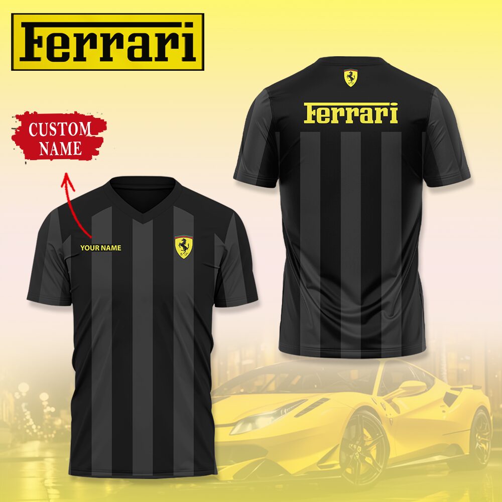 High Quality Printed Men's 3D V-Neck T-Shirt-TM2408122977VTX