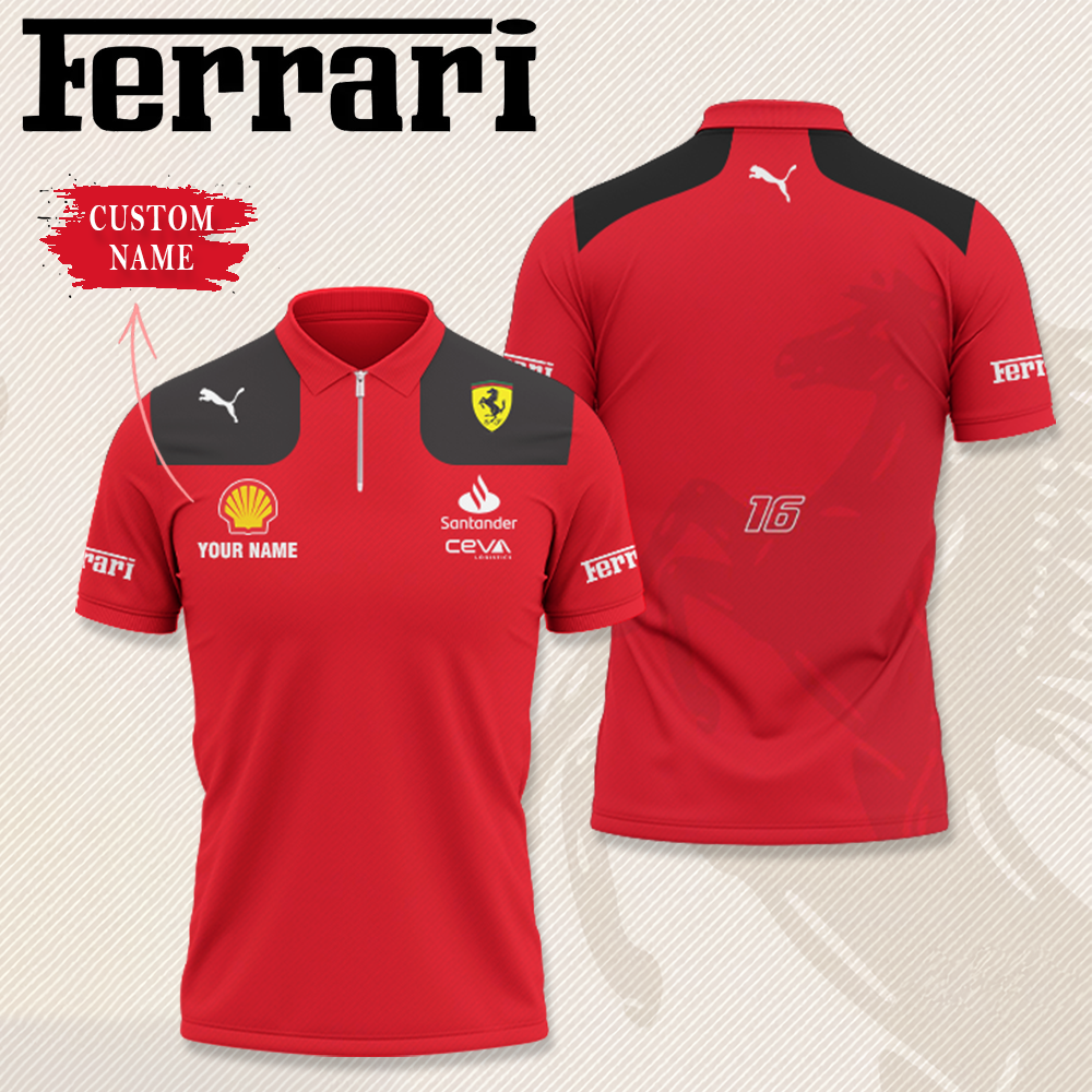 High Quality Printed Men's Zip-Polo-Shirt-TM2408022587ZPO