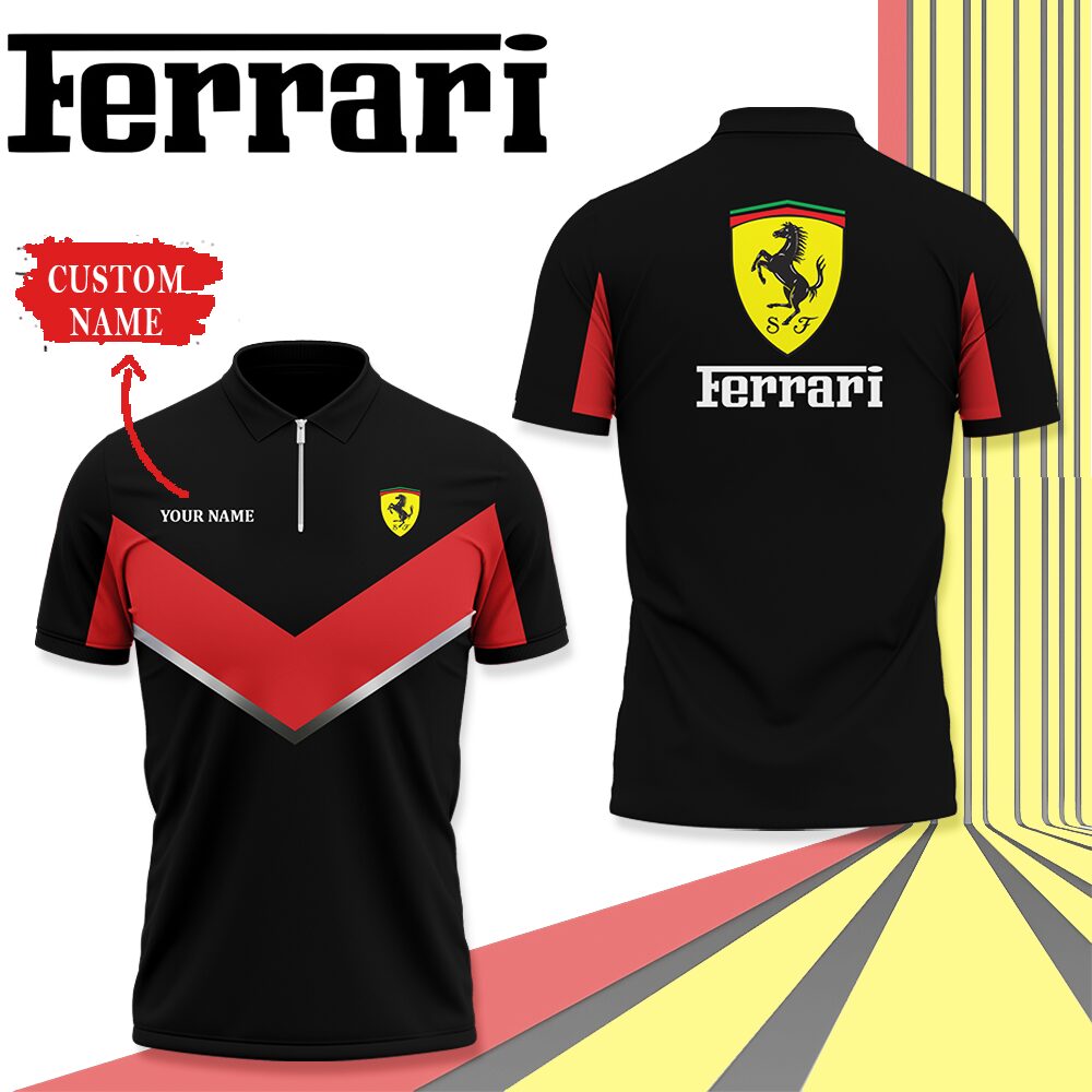 High Quality Printed Men's Zip-Polo-Shirt-TM2408153131ZPO