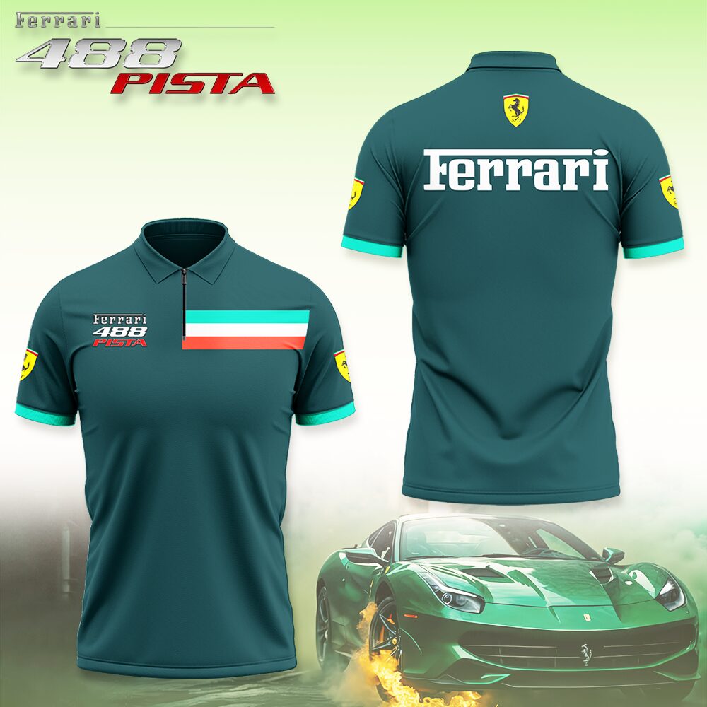 High Quality Printed Men's Zip-Polo-Shirt-TM2409023888ZPO