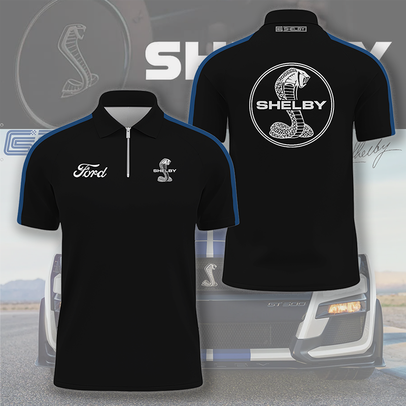 High Quality Printed Men's Zip-Polo-Shirt-VA2407252383ZPO