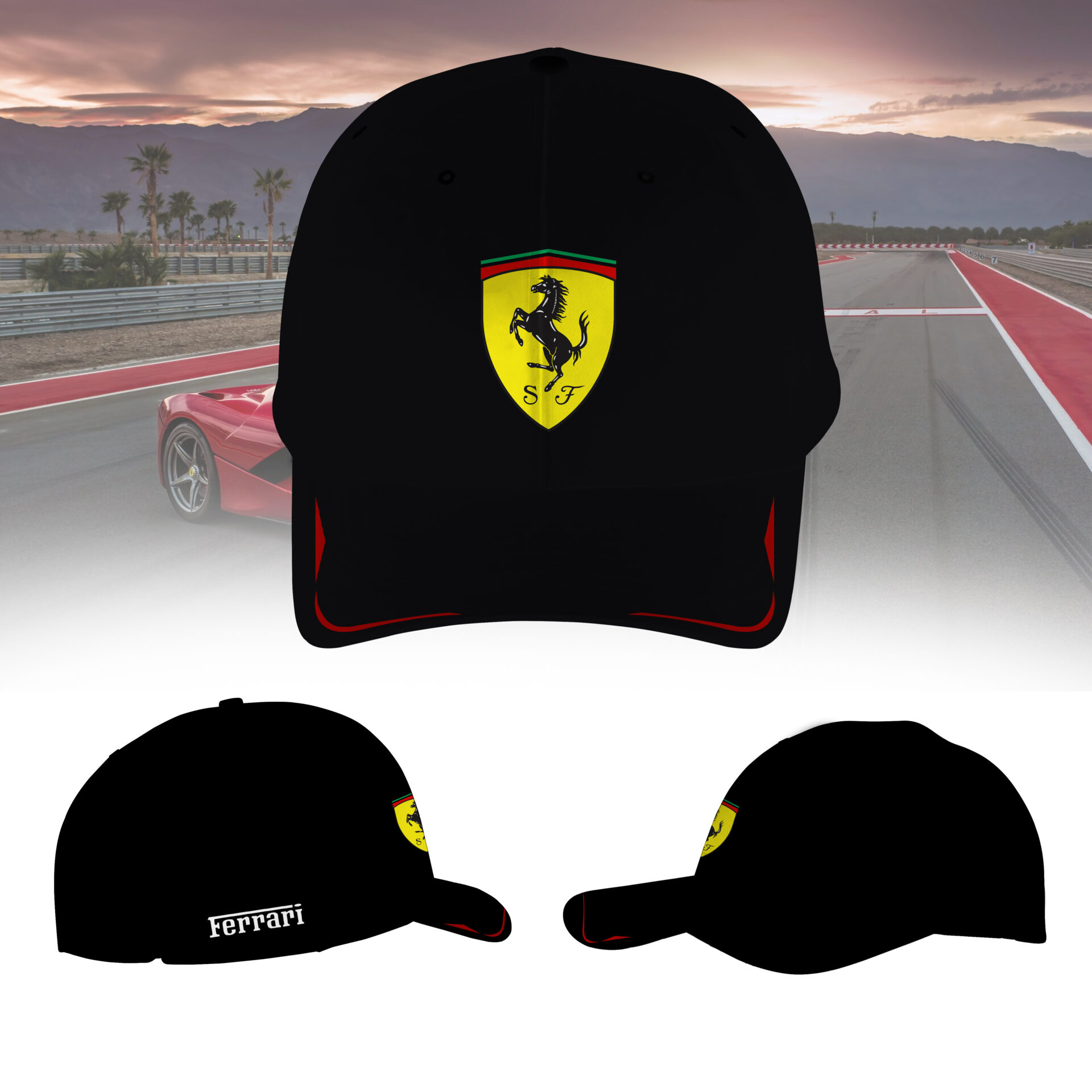 High Quality Printed Racing-Hat-TE2407222216CAP