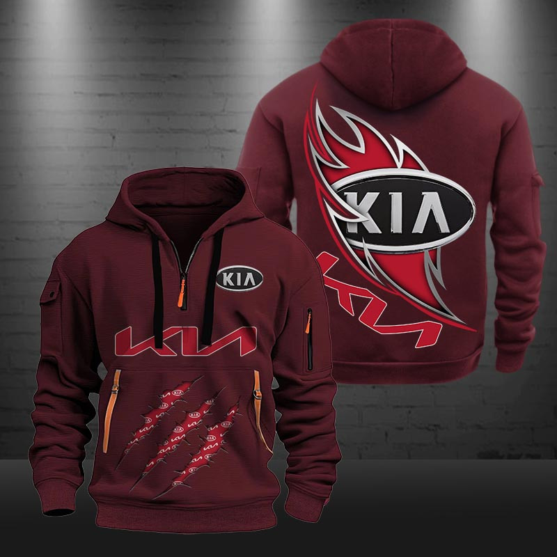 Kia DMHT0453 Zip Hoodie Multicolor