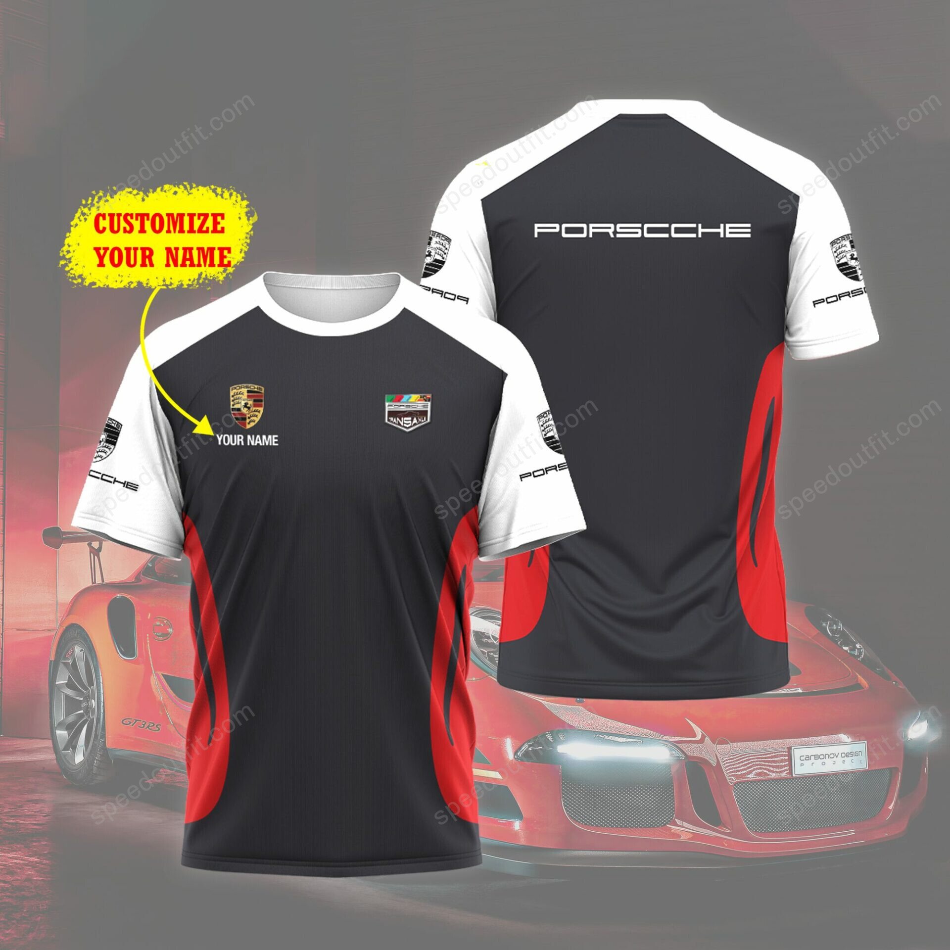 Premium Customized Printed Men 3D T-Shirt PORS-TX-08071102