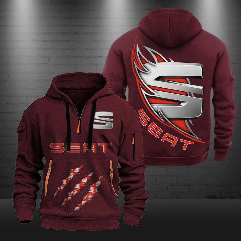 Seat DMHT0479 Zip Hoodie Multicolor