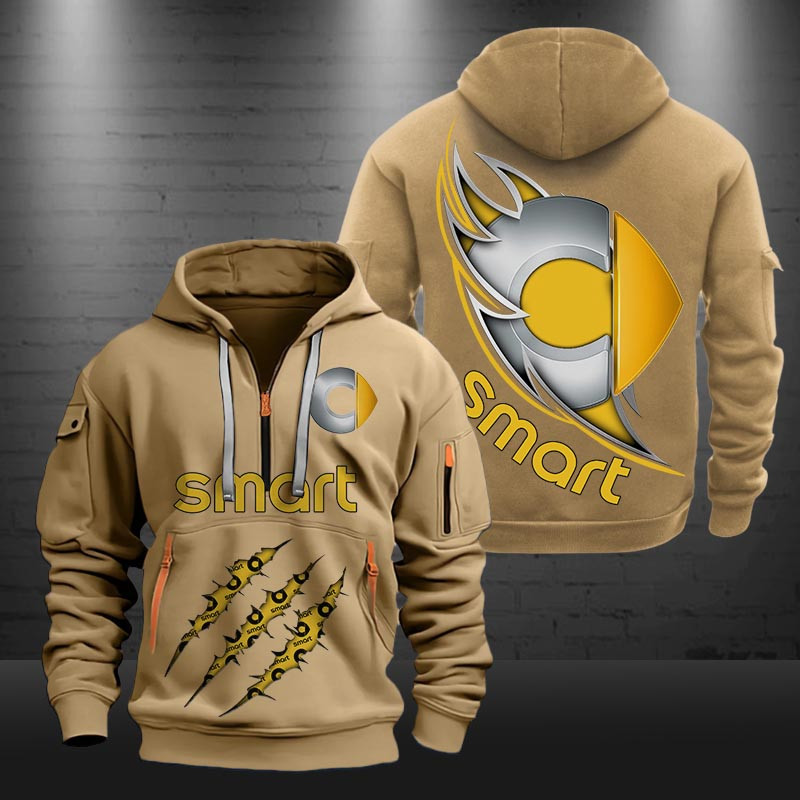Smart DMHT0482 Zip Hoodie Multicolor