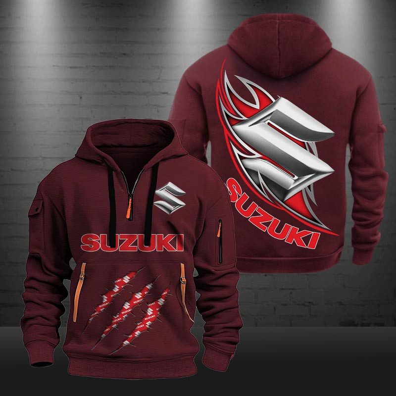 Suzuki DMHT0485 Zip Hoodie Multicolor