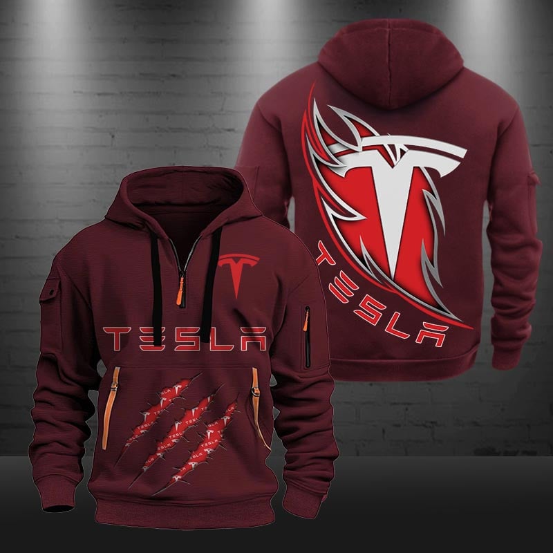 Tesla DMHT0487 Zip Hoodie Multicolor